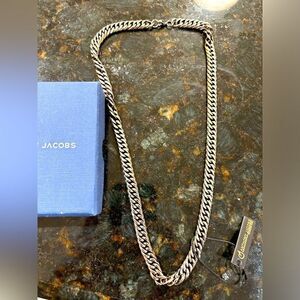 Unisex Anthony Jacobs stainless steel necklace